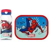 Mepal Lunchset (drinkfles met flipdop & lunchbox) Campus - 600 + 750 ml - Broodtrommel en Drinkbeker voor kinderen - Bento box - Drinkfles met flipdop - Spiderman