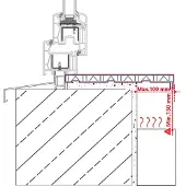 vidaXL Raamdorpel Wit 140 x 45 x 4,5 cm PVC