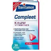 Davitamon Compleet Kauwvitamines Aardbei Voordeelverpakking