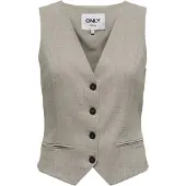 ONLY Bodywarmer 'ONLLIinda' taupe