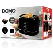 Domo DO963T broodrooster 2 sneden zwart