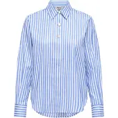 ONLY Blouse 'ONLLyra' blauw / wit