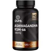 Pure Ashwagandha KSM-66 - 120 v-caps