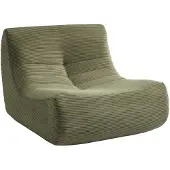 Sweeek Fauteuils corduroy Sokol 1 zitplaats Kaki