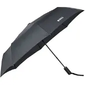 HUGO BOSS HUGO Paraplu Loop Pocket Umbrella Black Zwart