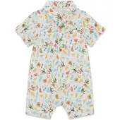 GUESS Katoenen rompertje voor babyjongen