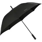 HUGO BOSS Paraplu Double B Umbrella Black Zwart