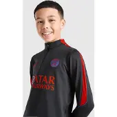 Nike Paris Saint-Germain Strike Trainingstrui 1/4-Zip 2026-2027 Kids Zwart Felrood Donkerblauw