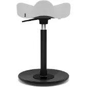 Varier Stokke Move Compact zadelkruk, Lichtgrijs/Zwart Revive - ergonomisch
