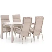 Bellagio + 10% kassakorting | Bondeno/Sestino 160cm dining tuinset 5-delig verstelbaar