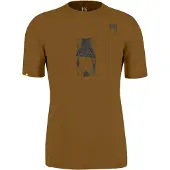 Karpos Wild Animal T-shirt Met Korte Mouwen Bruin M Man