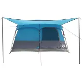 vidaXL Familietent 6-persoons Blauw Polyester