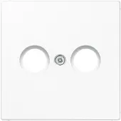 Albrecht Jung GmbH & Co. KG LS990 outlet-component LS990 kunststof, wit, centraalplaat
