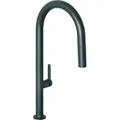 Kludi Aurea - Keukenkraan met uittrekbare vuistdouche, mat zwart 558526675