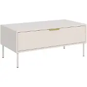 Selsey Vena - Salontafel met lade, kasjmier, 100x50 cm