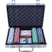 Buffalo Pokerset koffer aluminium 200 chips Pokerset in aluminium koffer (200 chips) unisex