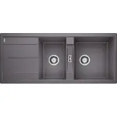 BLANCO Metra 8 - Silgranit spoelbak, 116x50 cm, rotsgrijs 518884