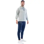 Givova King Cotone Terry Poker Tracksuit Blauw,Grijs L Man