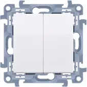 Kontakt-Simon Contactdoos Simon CW5BL.01/11, kunststof, wit, IP20, IP44, 250 V, 10 A, 77 mm