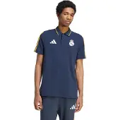 Adidas Real Madrid DNA Polo 2026-2027 Donkerblauw Oranje Wit