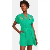 Love & roses Jumpsuit groen / gemengde kleuren