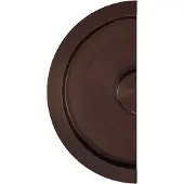 HDD pro Schuifdeurkom Halve Maan Massief 40mm Mat Brons