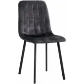 Fonq Betty Eetkamerstoel - Velvet - Antraciet