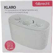 Albrecht KLARO TV-spraakversterker Wit