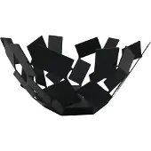 Alessi La Stanza dello Scirocco fruitschaal ø 27,5 cm rvs zwart