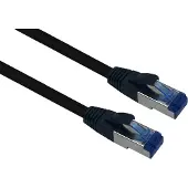Helos - Patchkabel - RJ-45 (M) naar RJ-45 (M) - 45 meter - SFTP - CAT 6a - voor buitengebruik, zonder haak - zwart
