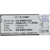 24.Se Samsung EB-BN915BBC / EB-BN915BBE accu (3000 mAh, huismerk)