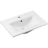 Comad Dance keramische wastafel 61x39.5cm wit glans