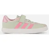 Adidas VL Court 3.0 Sneakers groen Leer Maat 29