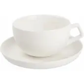 Salt & pepper Kop en Schotel Studio White 220 ml (Set van 4)