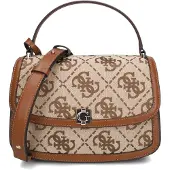 GUESS Handtas 'Audrey' bruin / brokaat