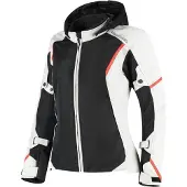 Rusty Stiches Rusty Stitches Caroline Damenmotorfietsjas, textiel, grijs/zwart, maat 46
