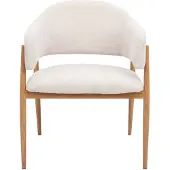 Giga Meubel Eetkamerstoel Dénia - Beige/Naturel - Set van 2