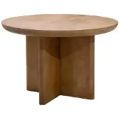 Giga Meubel Salontafel Helsinki - Naturel Hout - 60x60x39cm