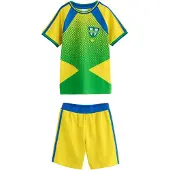 Next - Jongens - Korte voetbalpyjama - Geel