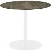 Ethnicraft Blend Esstischplatte Metall Dark Bronze rund