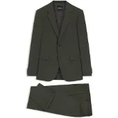 BOSS Tweedelig slim-fit pak van scheerwol met stretch Maat 58