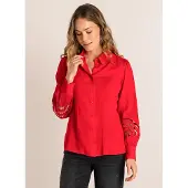 Ivy Beau Sanny Tops Red