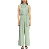 Comma Jumpsuit pastelgroen