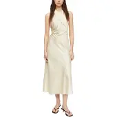 Comma Jurk beige