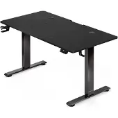 Casaria Zit Sta Bureau - Elektrisch Verstelbaar USB 160x70cm - Carbon