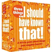 Koelkastpoezie I Shoud Have Known - 3 Things - Card game