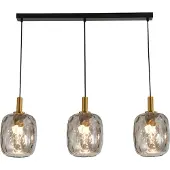 Fantasia OKIRU Pendel Balk zwart - 3x E27 - 60 W - 120 x 83 cm