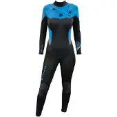 Seland Bahia Ii 5/4/3 Mm Dames Neopreen Wetsuit Met Lange Mouwen En Rugrits