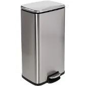 Begryf - Pedaalemmer - RVS - softclose deksel - uitneembare binnenemmer - pedaalbediening