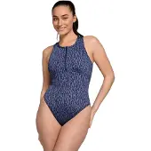 Ten Cate swimsuit soft cup high neck zipper wedstrijd badpak dames -